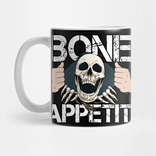 Halloween Costume Scary Skeleton Skull Face Horror Party Mug